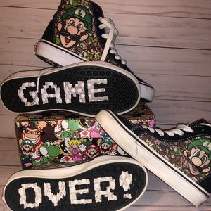 Vans- Mario Bro’s high tops (lot)